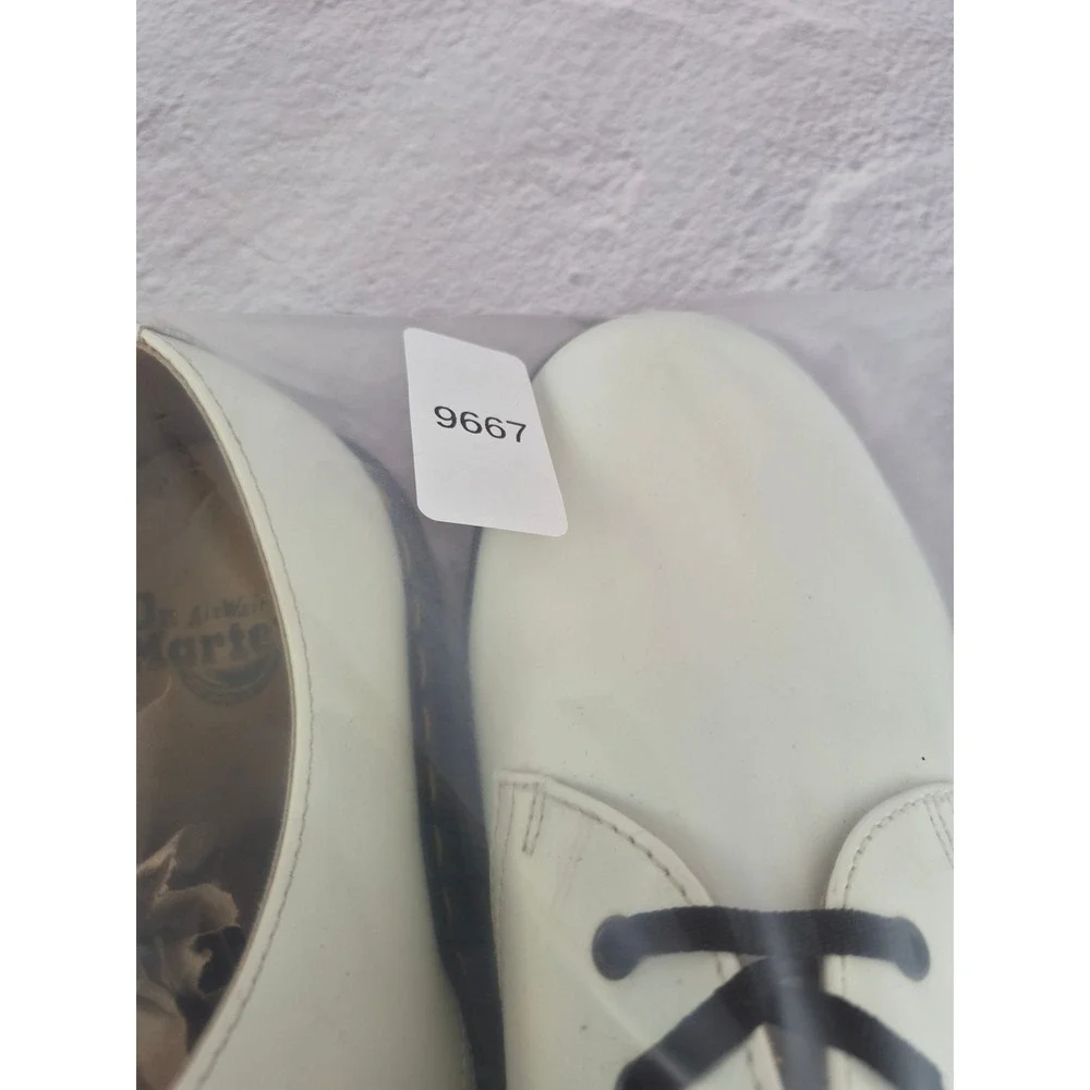 Dr. Martens 1461 White Leather 3-Eye Oxford Shoes Mens 9 Womens 10 Classic Low